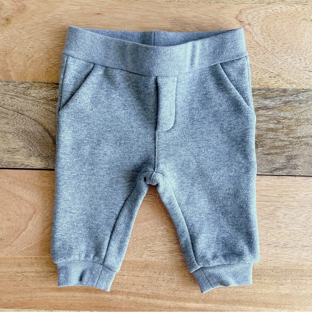 $2 JACADI Grey Sweatpants Joggers 6m